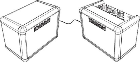 Connect your FLY 3 to a FLY 103 to create a 6W stereo set-up