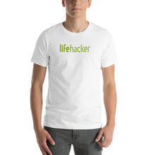 加载图像到画廊查看器，Lifehacker标志中性t恤