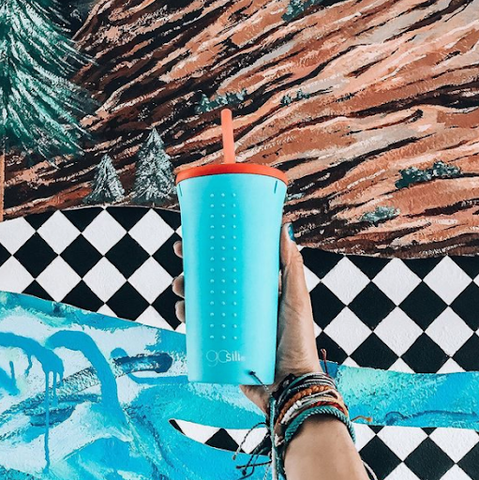 Color Your Own Cups with Lids and Straws