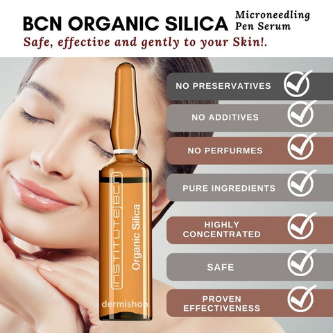 Organic Silica for skin, benefit of organic silica or silicio organico, mesotherapy serum