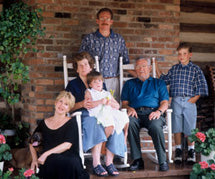 Hanes family photo, September 1996