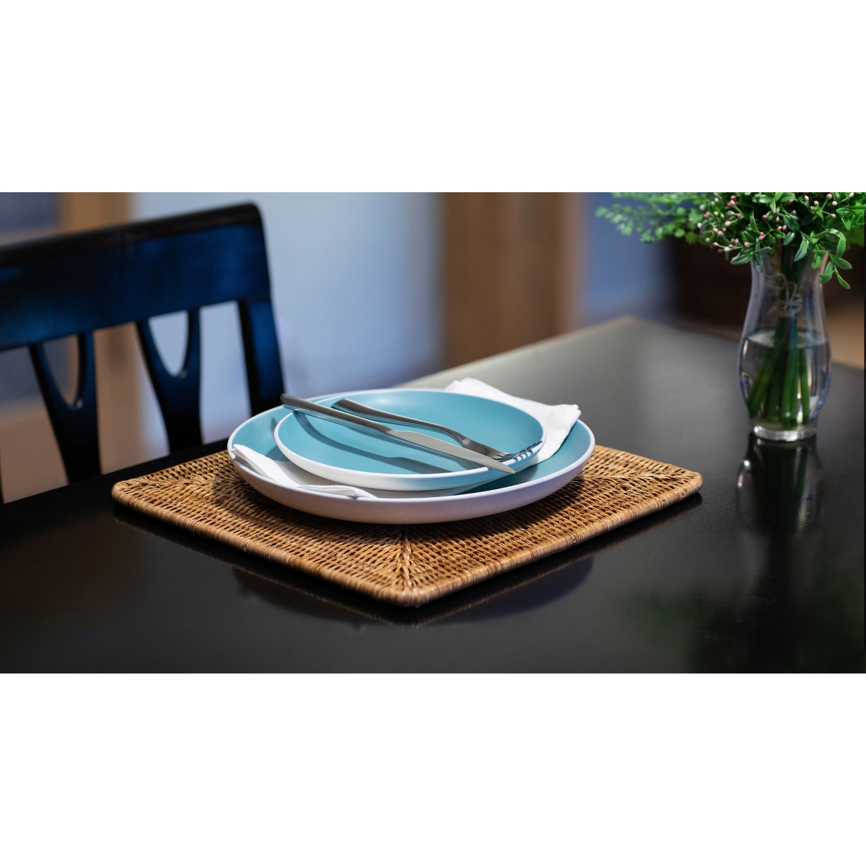 Artifacts Rattan™ Square Coasters - 7 piece set - Artifacts Trading Company