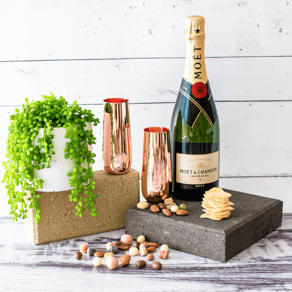 Copper Wine Glass Gift Set by Vinglacé / Neighborhood Goods