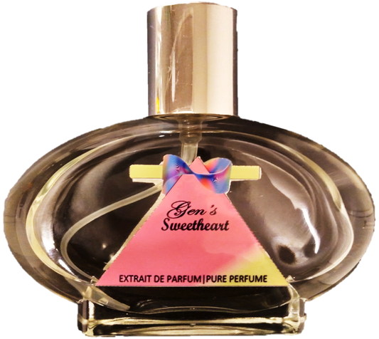 Gen's Sweetheart - Women's Cologne. Refreshes and Soothes. Sweet smell all day long. For my sweetheart. 100 ml