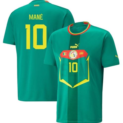 : Soccer Kingdom Unlimited Mane #10 Senegal Away World Cup 2022  Jersey : Clothing, Shoes & Jewelry