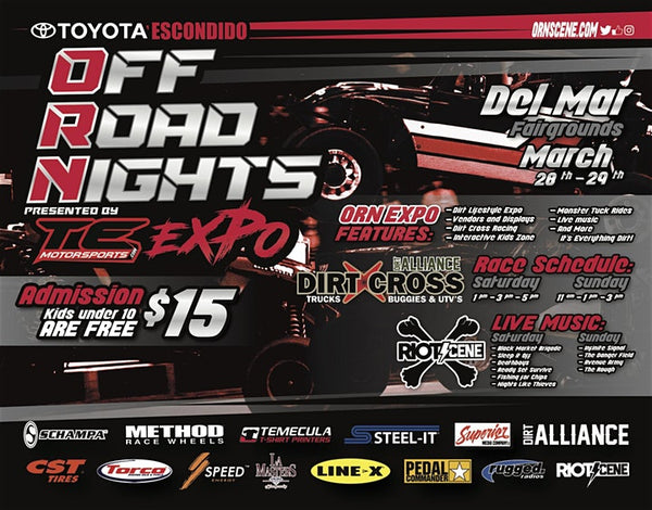 UTV Speed, Inc., OFF ROAD NIGHTS Expo, San Diego's Largest Off-Road Show.