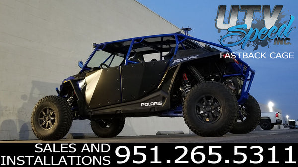 Another happy customer at UTV Speed, Inc. Fastback cage for the Polaris RZR 1000