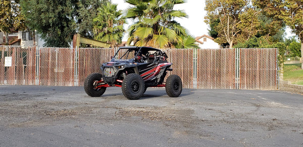 Check out "The Punisher UTV" @oct_tim at the DUB Photoshoot Featuring UTV Speed, Inc., products like the Black Fastback cage with attached rear bumper and much more. 