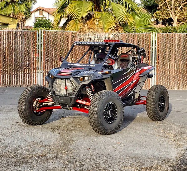 Check out "The Punisher UTV" @oct_tim at the DUB Photoshoot Featuring UTV Speed, Inc., products like the Black Fastback cage with attached rear bumper and much more. 