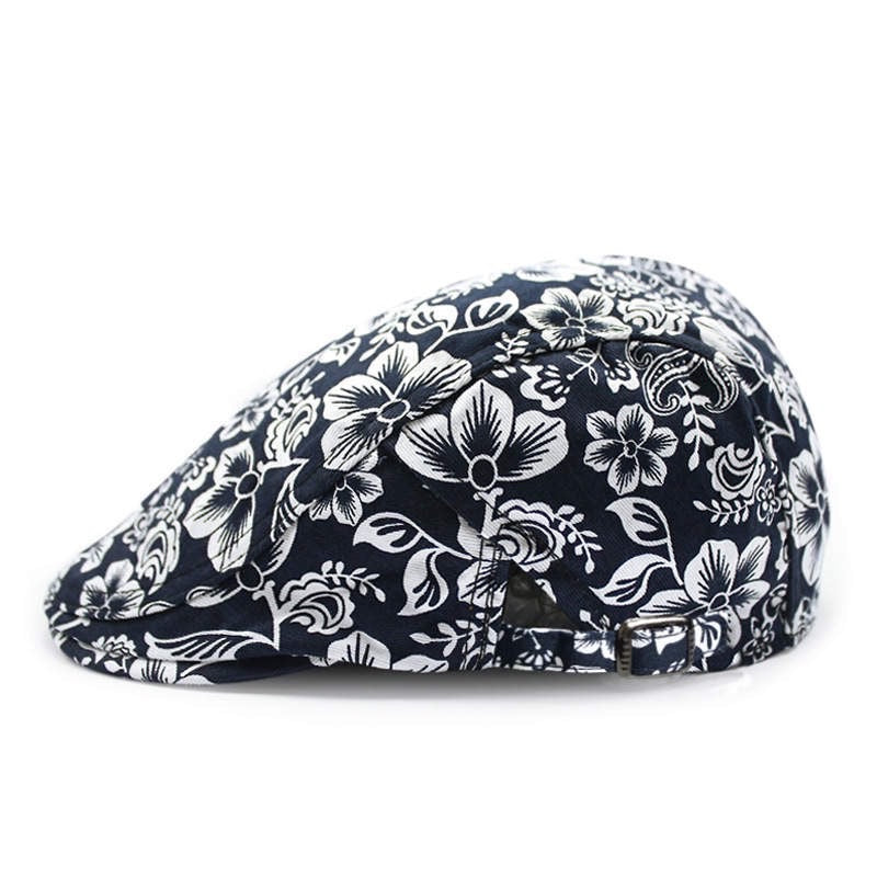 Blue & White Floral Ivy Hat