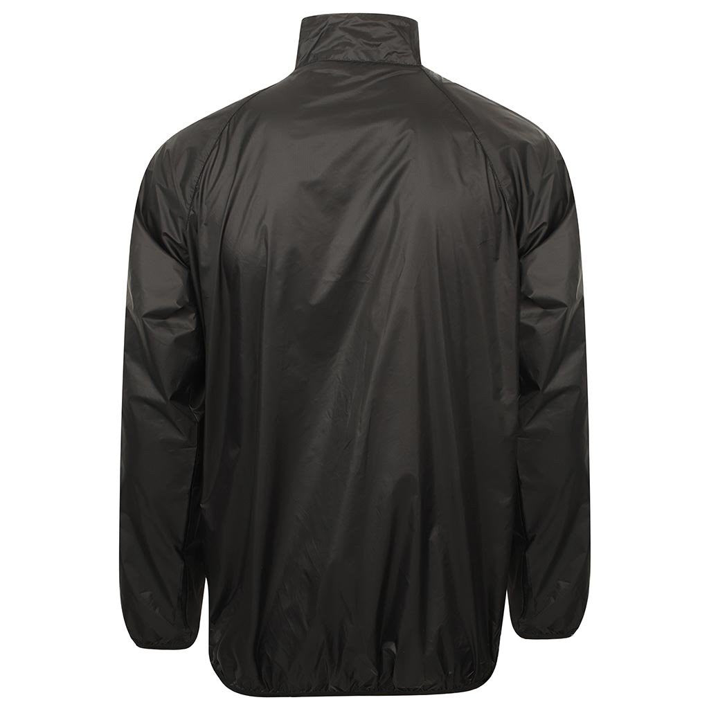 EDZ Innershell Windproof Jacket Black with Grey Zip