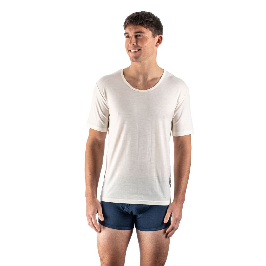 Men Thermal Men's SHORT Sleeve Vest T Shirt Warm Underwear Top Base ...