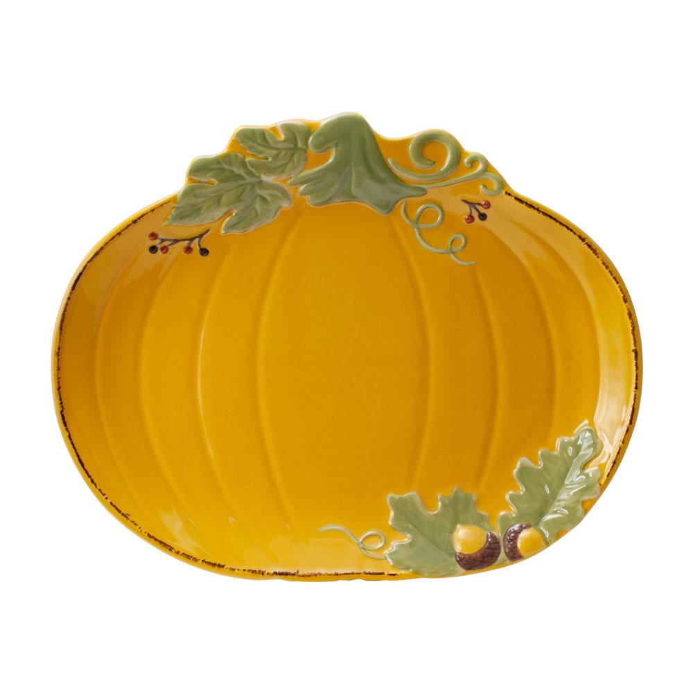 Plymouth Pumpkin Platter – Pfaltzgraff