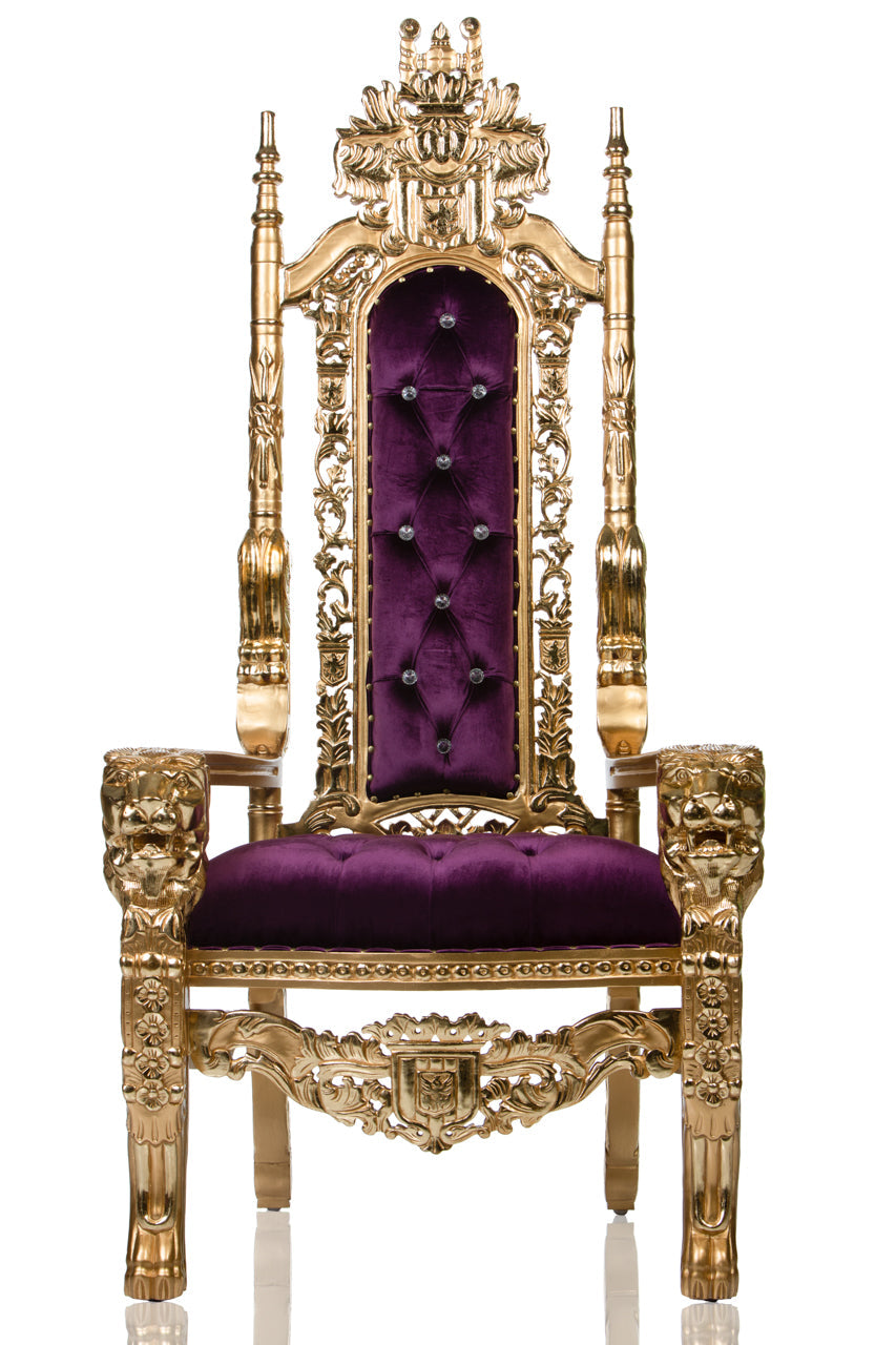 Purple Rain Lion Head Throne Purple/Gold (East Coast)
