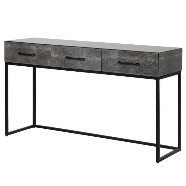 Faux Shagreen Three Drawer Desk Annie Mo S