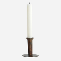 Antique Copper Candlestick 9cm | Annie Mo's