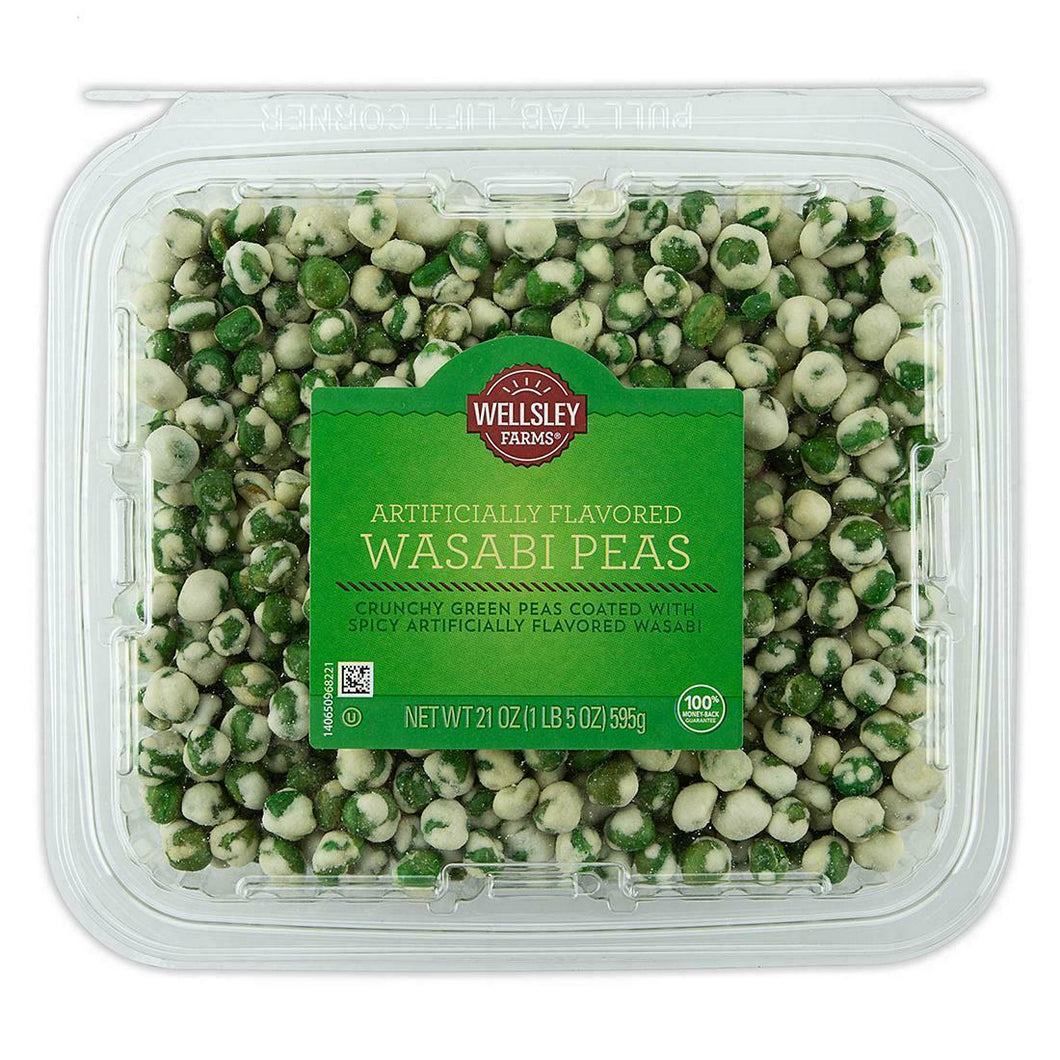 Wellsley Farms Wasabi Peas, 21 oz
