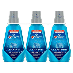 Crest Pro-Health Multi-Protection Clean Mint Mouthwash, 3 pk./1L