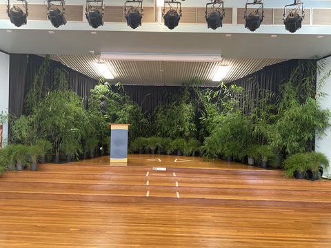 School Presentation Day hire of bamboo