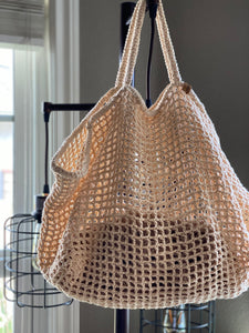 Picnic Net Bag - digital download pattern – Ariel Crochet Fiber Art