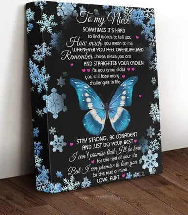 Personalized Poster Canvas Straighten Your Crown - Amazing Gift To My Niece Birthday Gift 1630720731185.jpg