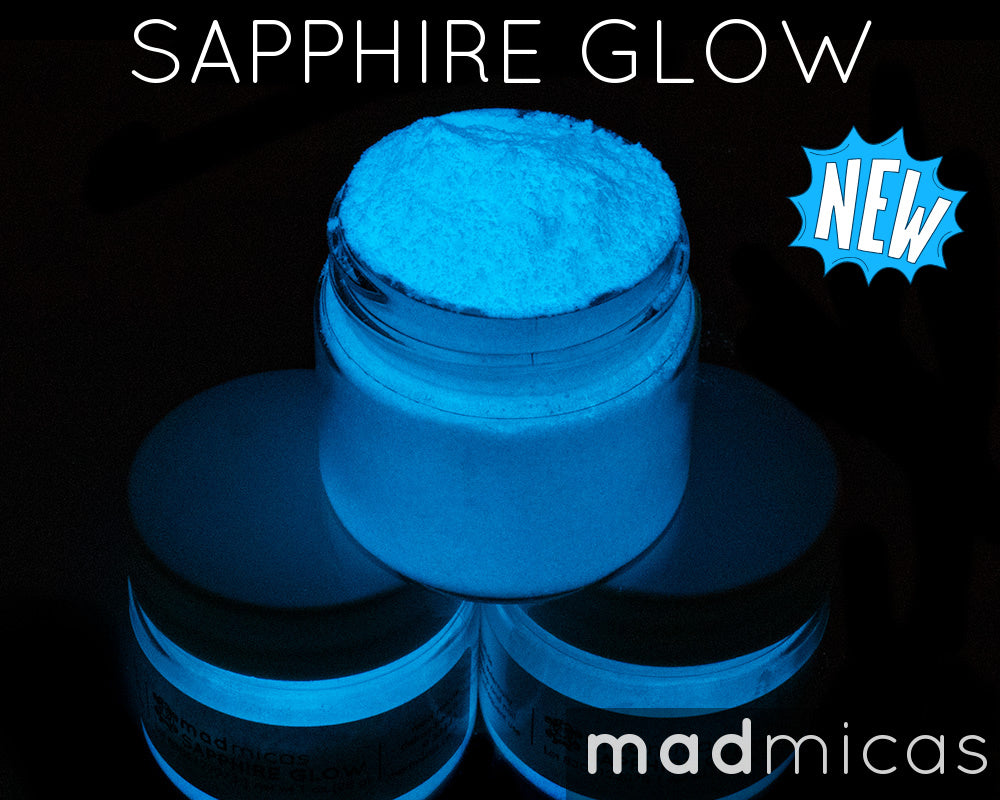 Glow Blue - Glow In The Dark Pigment – Mad Micas