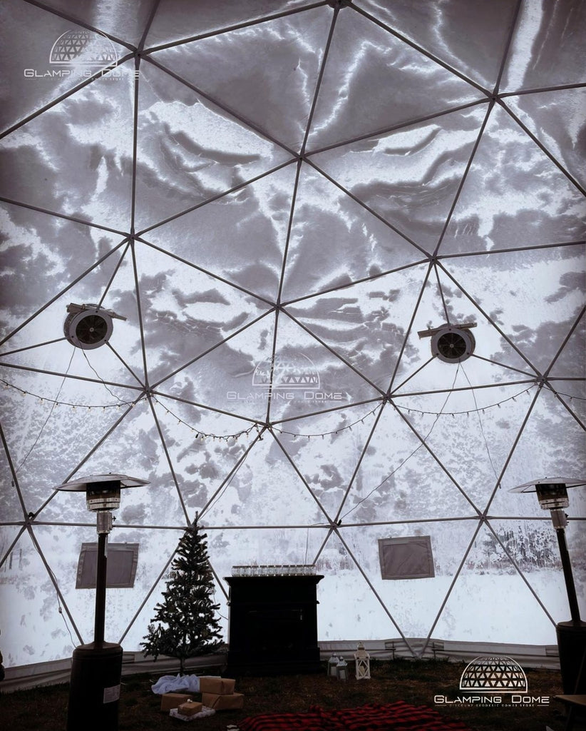 event dome in the winter