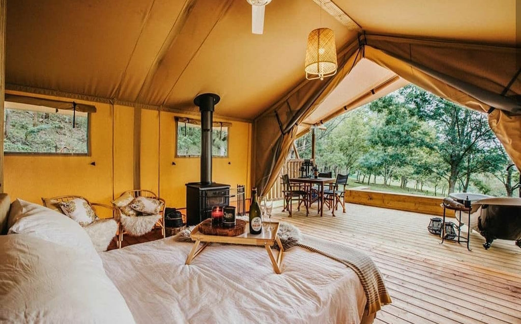 glamping tent luxury