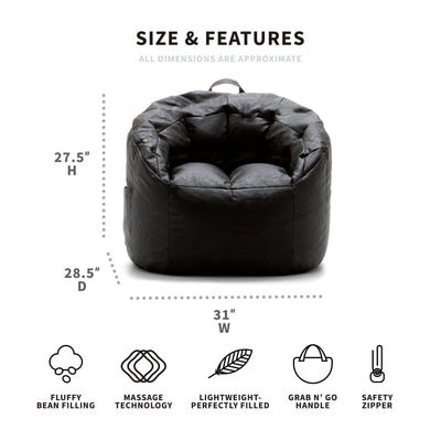 Big Joe Milano with Vibe Massage Bean Bag Chair