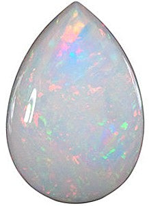 Buy Ethiopian Black Opal Cab Pear Shape 10x7mm Approximately 8 Carat