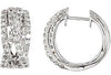 Amazing Genuine Gemstone Diamond Earrings at BitCoin Gems