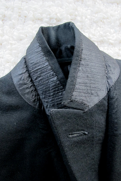 men's coat collar details