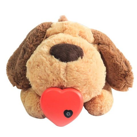 Dog heartbeat comforting toy
