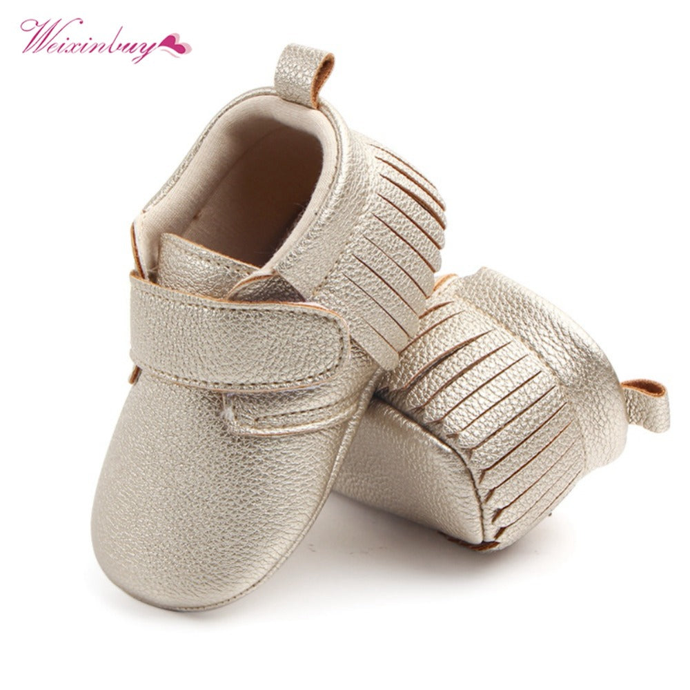 leather first walkers baby shoes