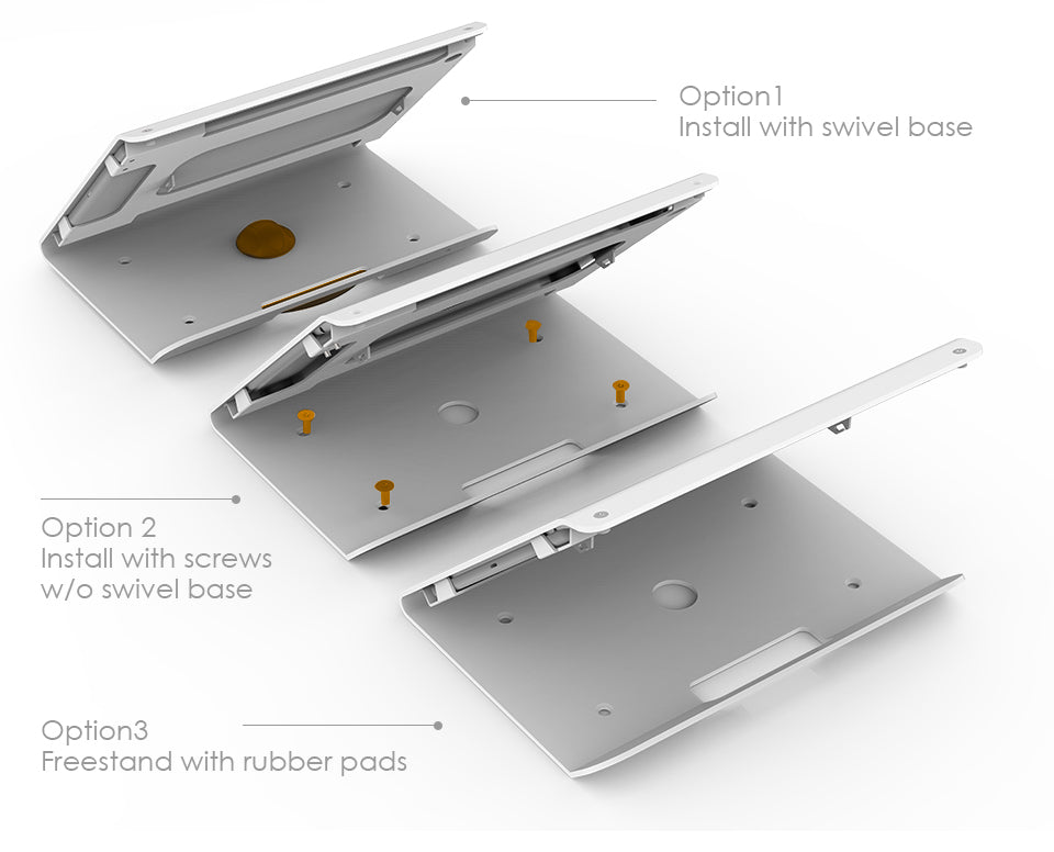  Beelta Soporte de escritorio para iPad Pro 12.9 Gen 3 4 5  giratorio todo metal antirrobo BSC102BX : Electrónica