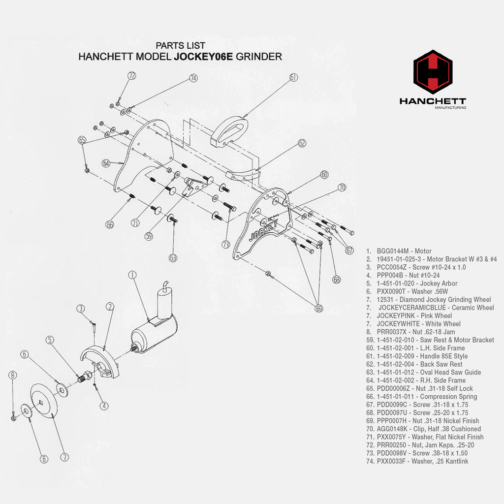 Jockey Grinder Edger Saw Parts Diagram, Smith Sawmill Service