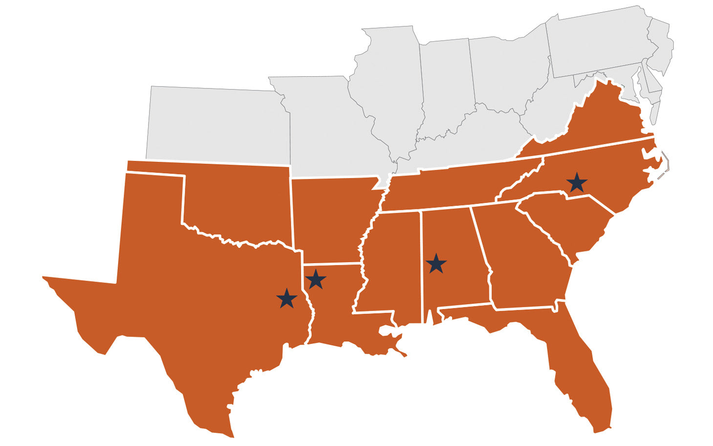 Smith Sawmill Service Map locatioins