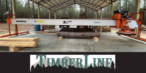 Timberline article TurboSawmill Portable swing-blade mills make inroads into the USA with Smith Sawmill Service