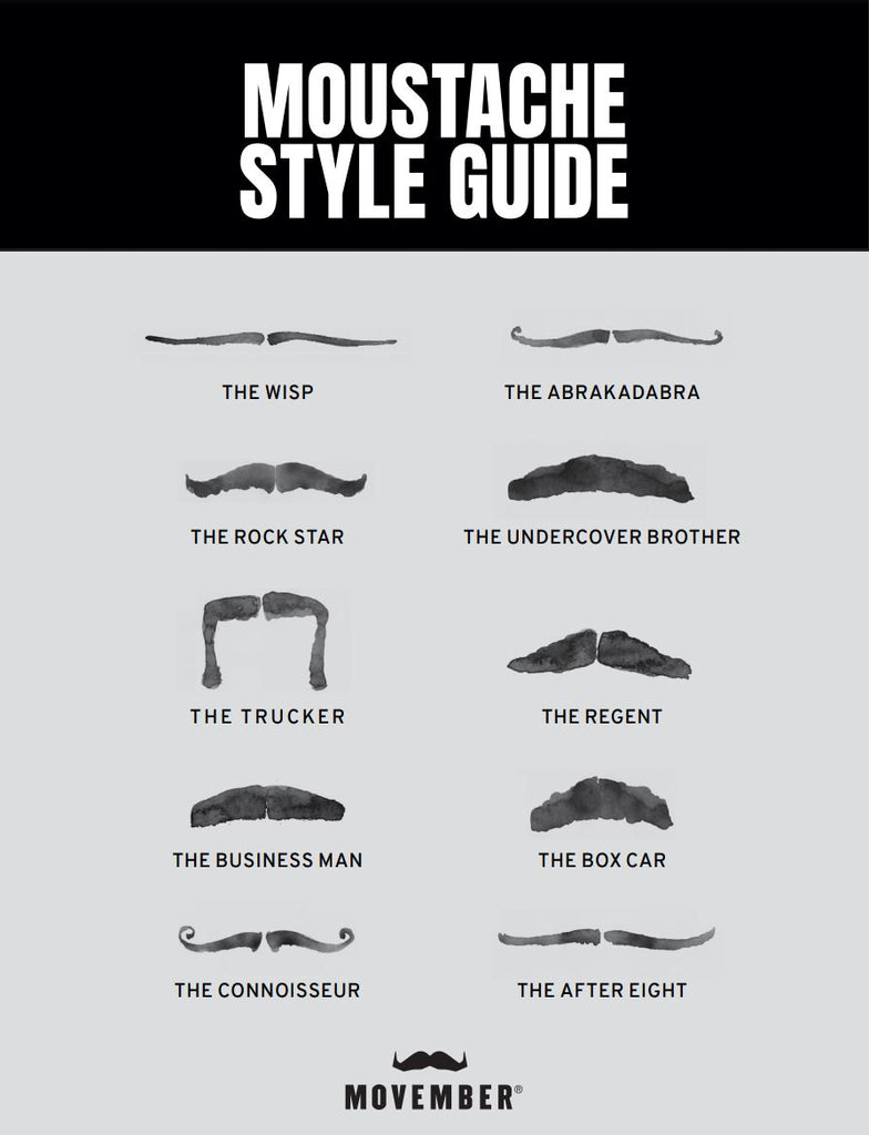 how to shape a moustache - movember style guide