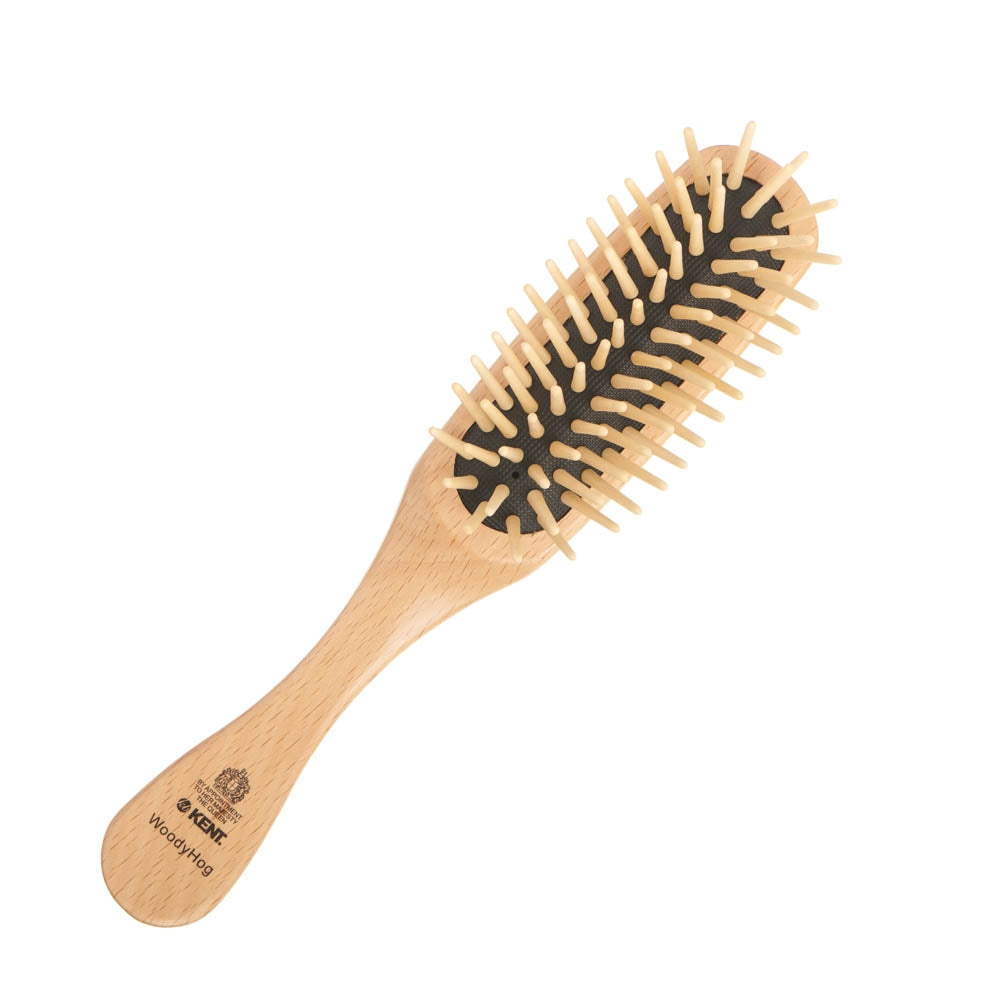 WoodyHog Beechwood Wooden Quill Hairbrush - KB WOODYHOG