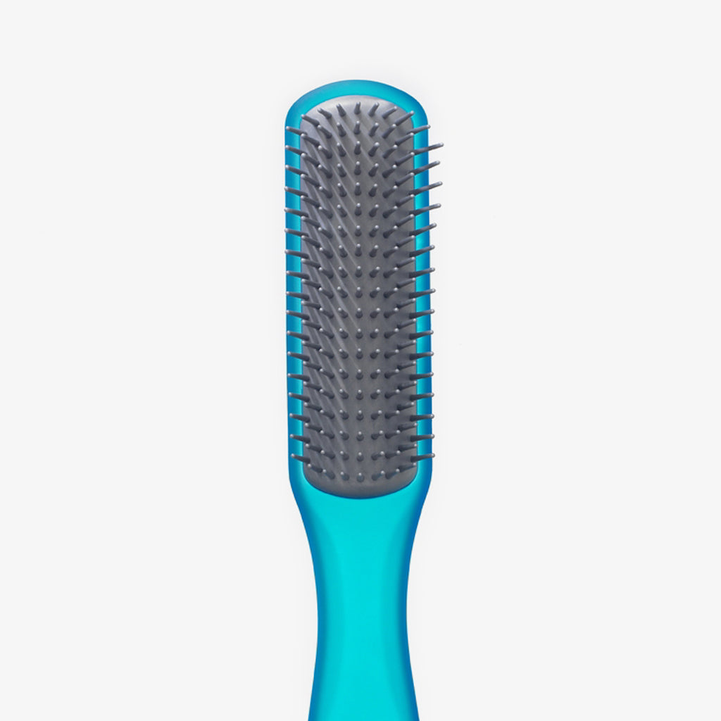 AirHedz Glo Half Round Detangling Brush in Blue - AHGLO01 BLUE