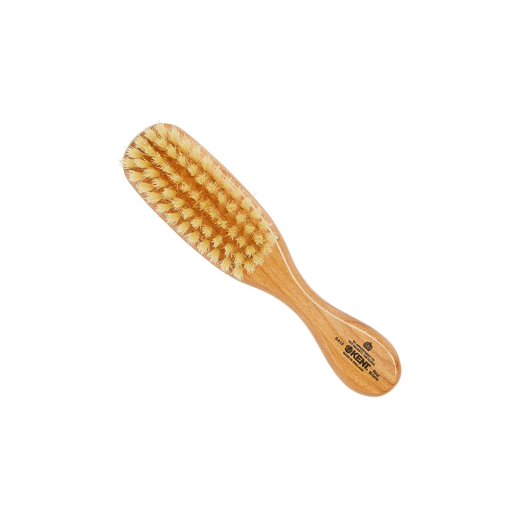 Finest Soft Pure White Bristle Cherrywood Baby Brush - BA10