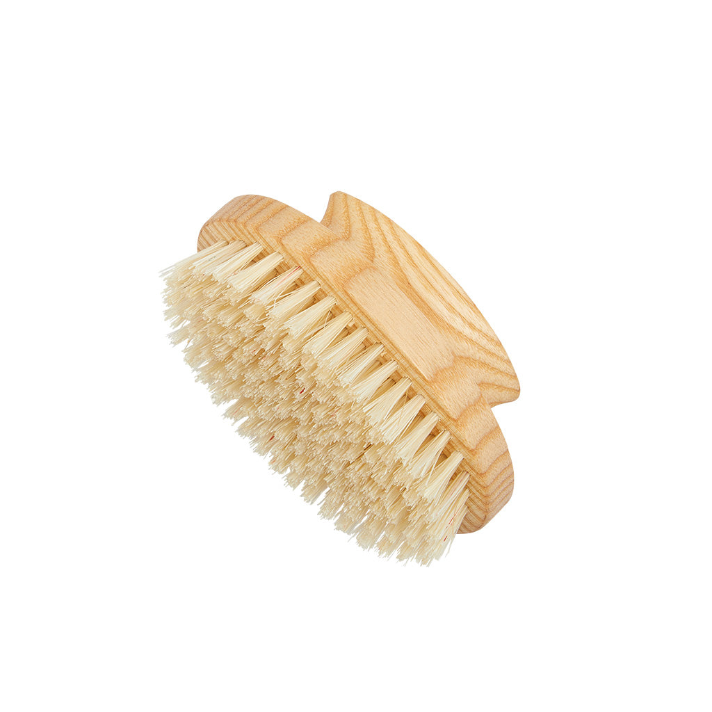 Extra Large Ash Pure White Bristle Nail Brush - NB6