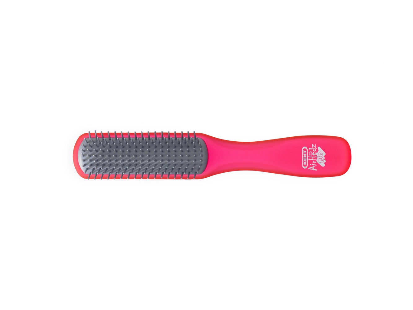 AirHedz Glo Narrow Detangling Brush in Red - AHGLO02 STRAW