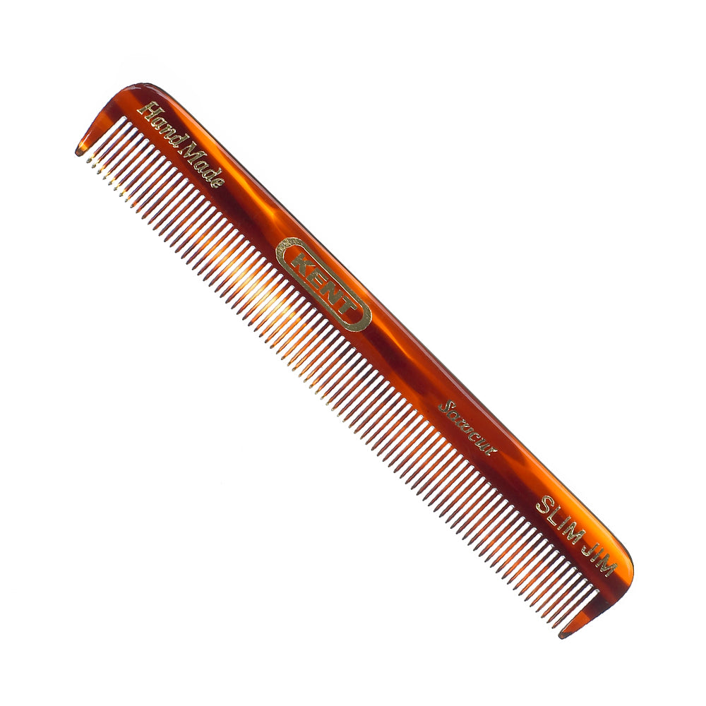 Handmade 119mm Men's Pocket Comb Fine Hair - A SLIM JIM