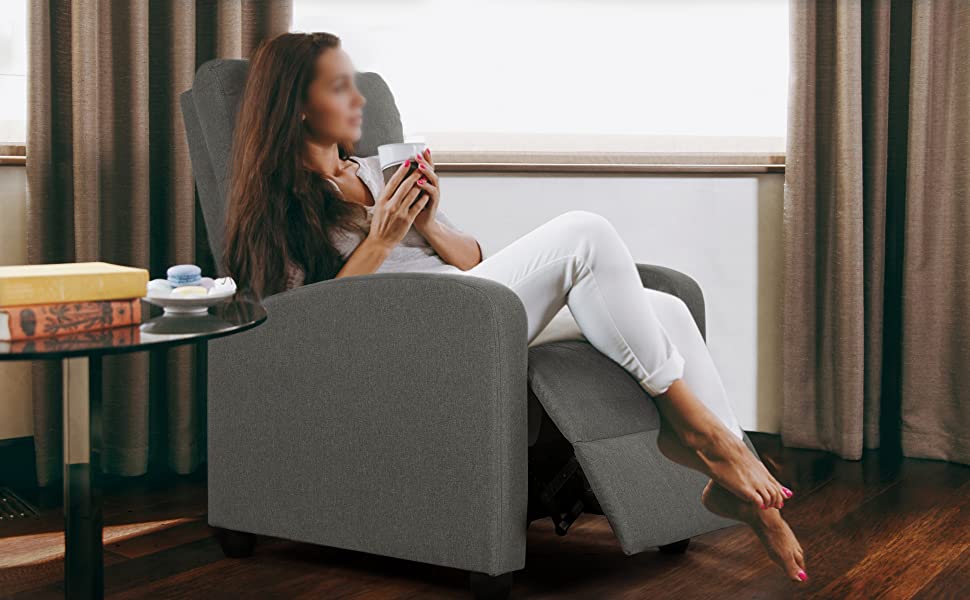 Fabric Recliner Chair Sofa