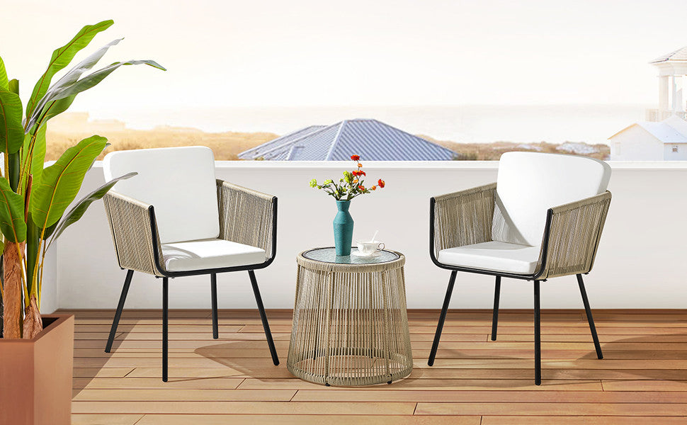 3 Piece Patio Bistro Set