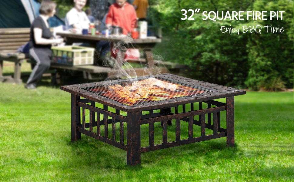 Square Fire Pit