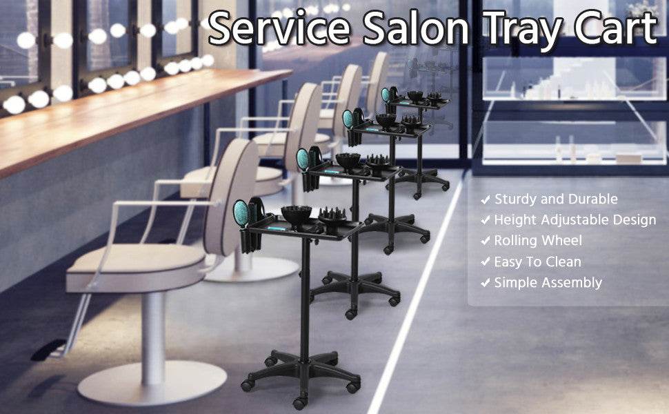 Rolling Salon Tray