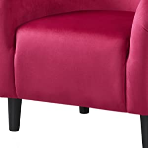 2PCS Velvet Club Chair